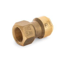 Mueller Streamline Refrigerant Brass Push Fittings